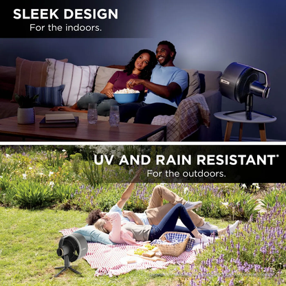FlexBreeze Pro Mist Fan, Indoor/Outdoor, Cordless, Mist Tank, 20m, Pedestal/Table, 5 Speeds